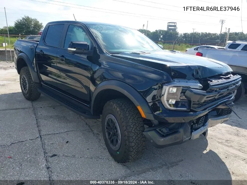 2024 Ford Ranger Raptor VIN: 1FTER4LR6RLE37946 Lot: 40378335