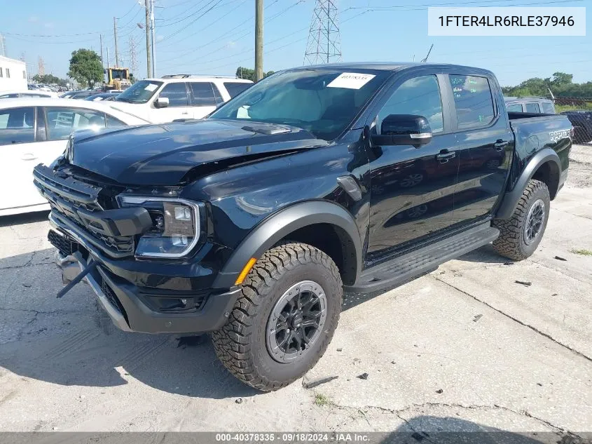 2024 Ford Ranger Raptor VIN: 1FTER4LR6RLE37946 Lot: 40378335