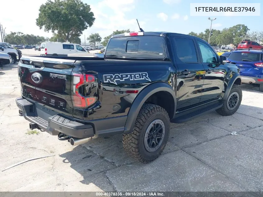 2024 Ford Ranger Raptor VIN: 1FTER4LR6RLE37946 Lot: 40378335