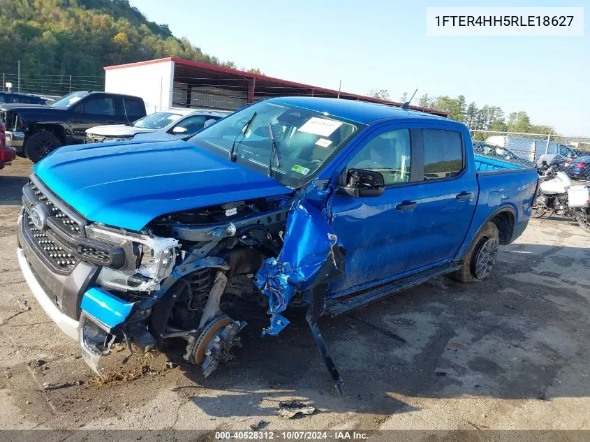 2024 Ford Ranger Xlt VIN: 1FTER4HH5RLE18627 Lot: 40528312