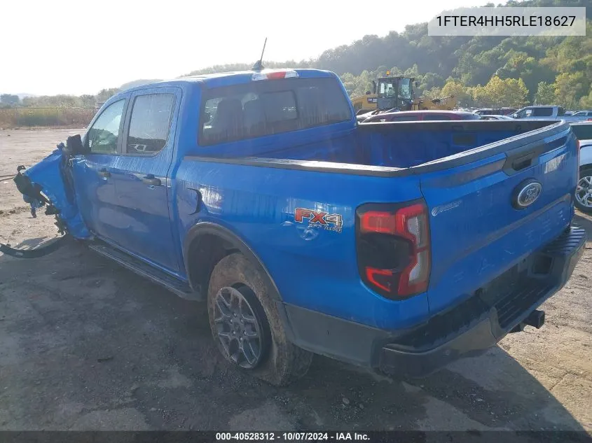 2024 Ford Ranger Xlt VIN: 1FTER4HH5RLE18627 Lot: 40528312