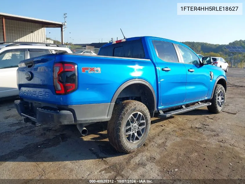 2024 Ford Ranger Xlt VIN: 1FTER4HH5RLE18627 Lot: 40528312