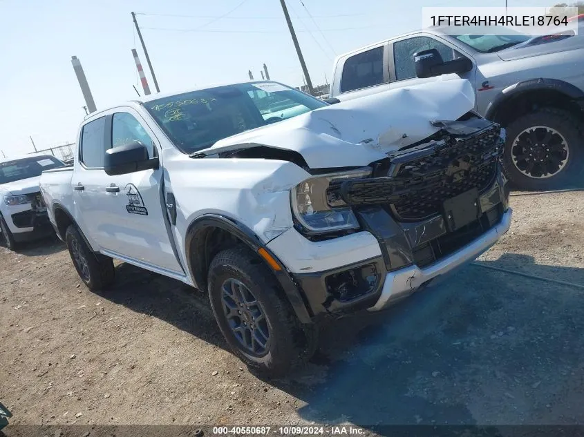 2024 Ford Ranger Xlt VIN: 1FTER4HH4RLE18764 Lot: 40550687