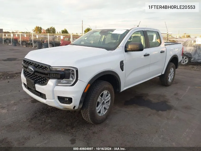 2024 Ford Ranger Xl VIN: 1FTER4BH0RLE20553 Lot: 40604897