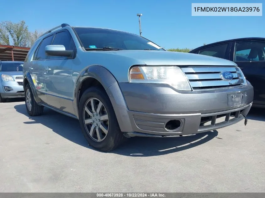 2008 Ford Taurus X Sel VIN: 1FMDK02W18GA23976 Lot: 40673928