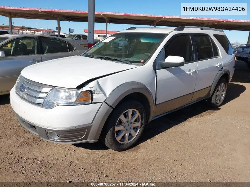 1FMDK02W98GA24406 2008 Ford Taurus X Sel