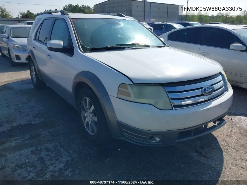 2008 Ford Taurus X Sel VIN: 1FMDK05W88GA33075 Lot: 40797174