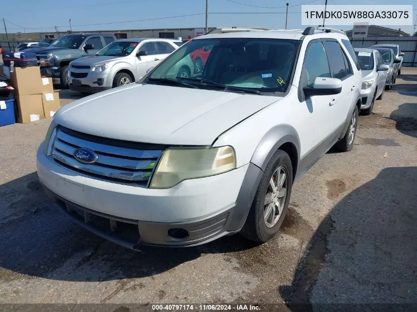 2008 Ford Taurus X Sel VIN: 1FMDK05W88GA33075 Lot: 40797174