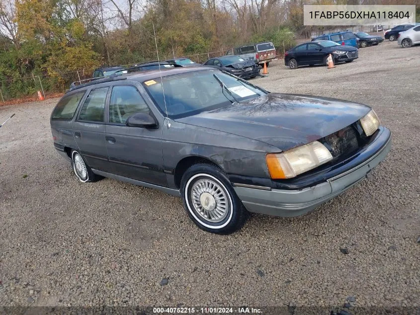 1987 Ford Taurus Mt5 VIN: 1FABP56DXHA118404 Lot: 40752215