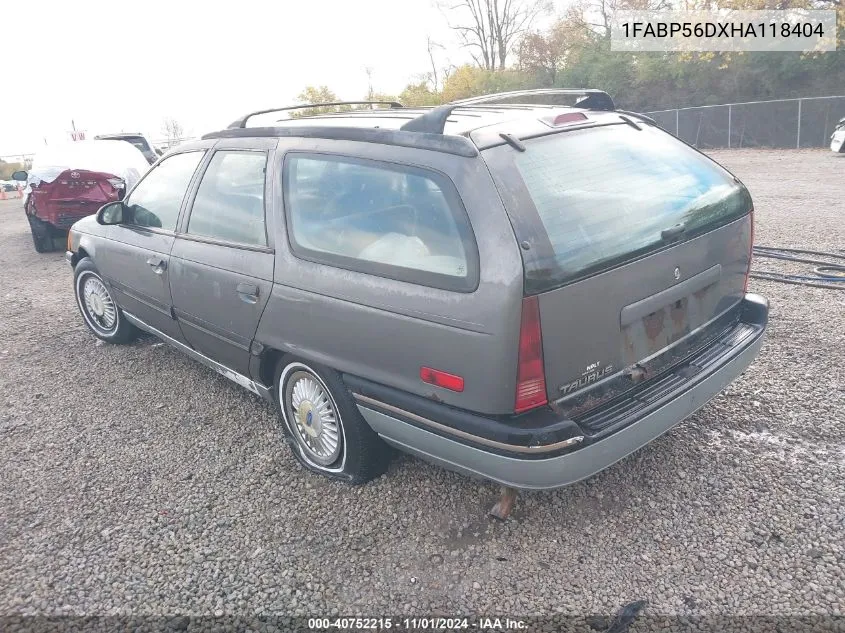 1987 Ford Taurus Mt5 VIN: 1FABP56DXHA118404 Lot: 40752215