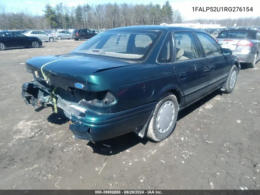 1994 Ford Taurus Gl VIN: 1FALP52U1RG276154 Lot: 39692258