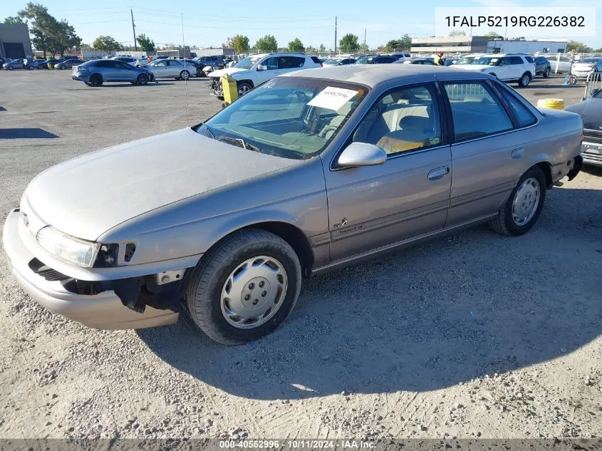 1994 Ford Taurus Gl VIN: 1FALP5219RG226382 Lot: 40552996