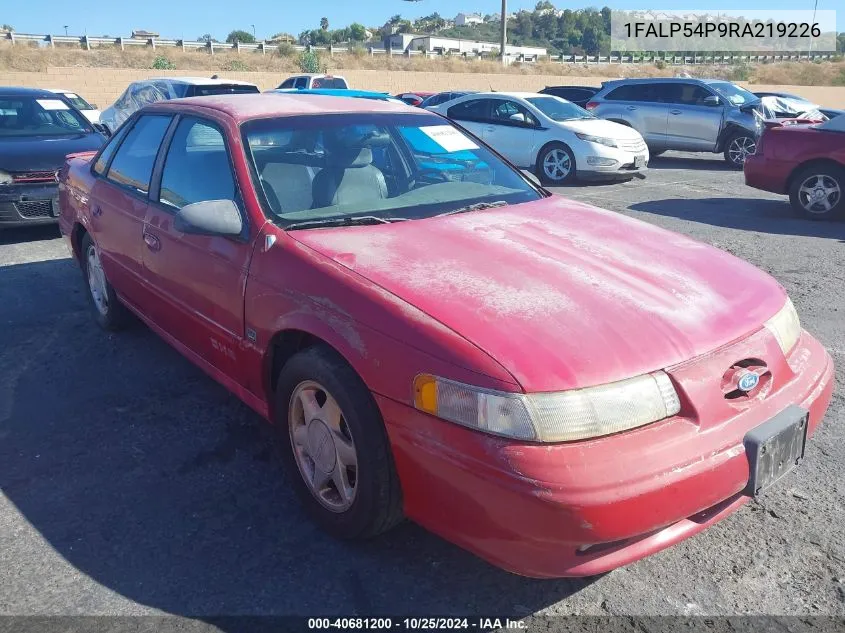 1994 Ford Taurus Sho VIN: 1FALP54P9RA219226 Lot: 40681200