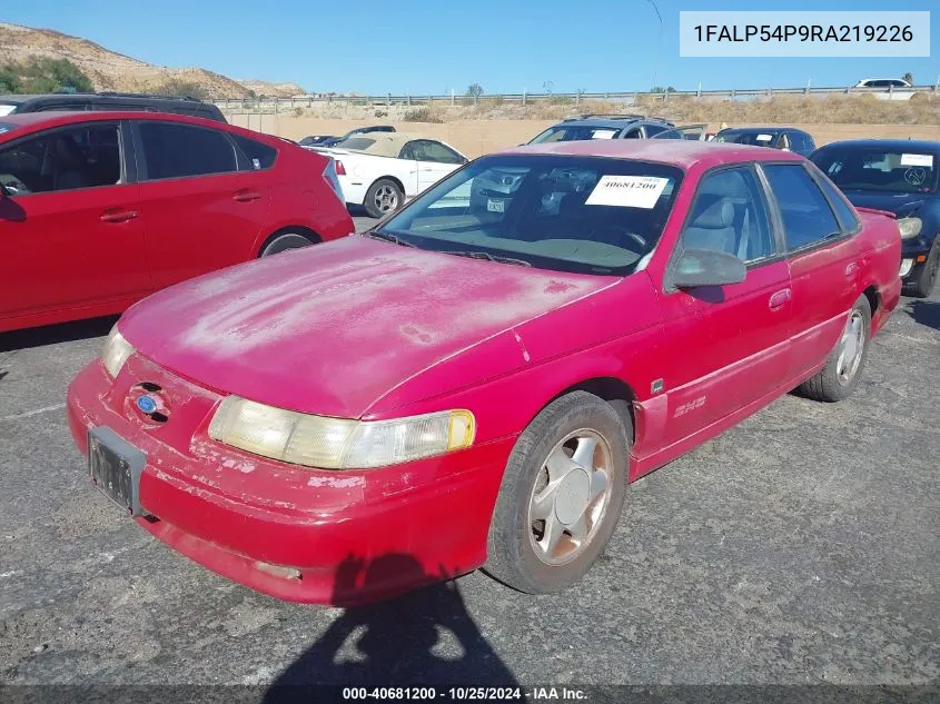 1994 Ford Taurus Sho VIN: 1FALP54P9RA219226 Lot: 40681200