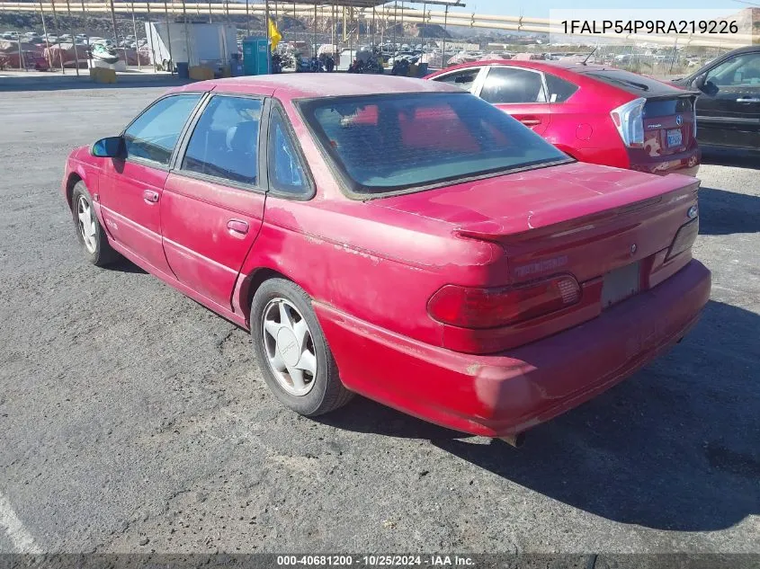 1994 Ford Taurus Sho VIN: 1FALP54P9RA219226 Lot: 40681200