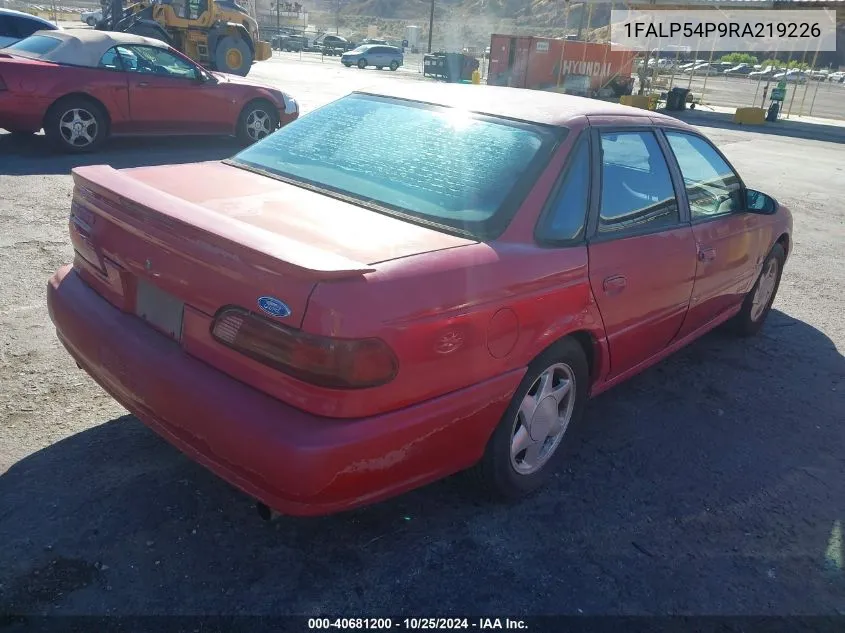 1994 Ford Taurus Sho VIN: 1FALP54P9RA219226 Lot: 40681200