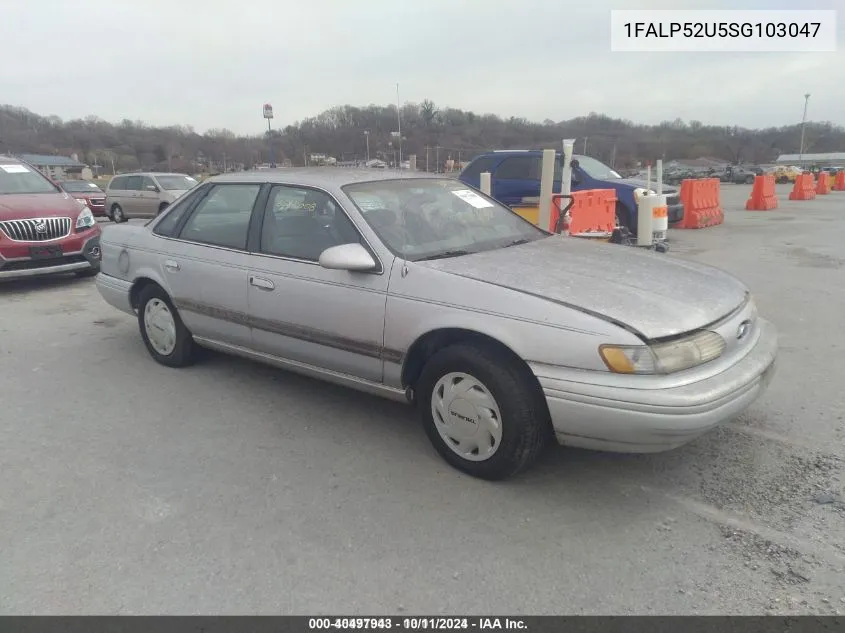 1995 Ford Taurus Gl/Se VIN: 1FALP52U5SG103047 Lot: 40497943