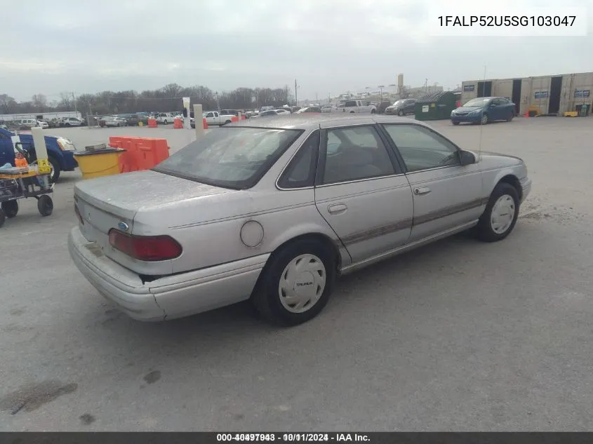 1995 Ford Taurus Gl/Se VIN: 1FALP52U5SG103047 Lot: 40497943