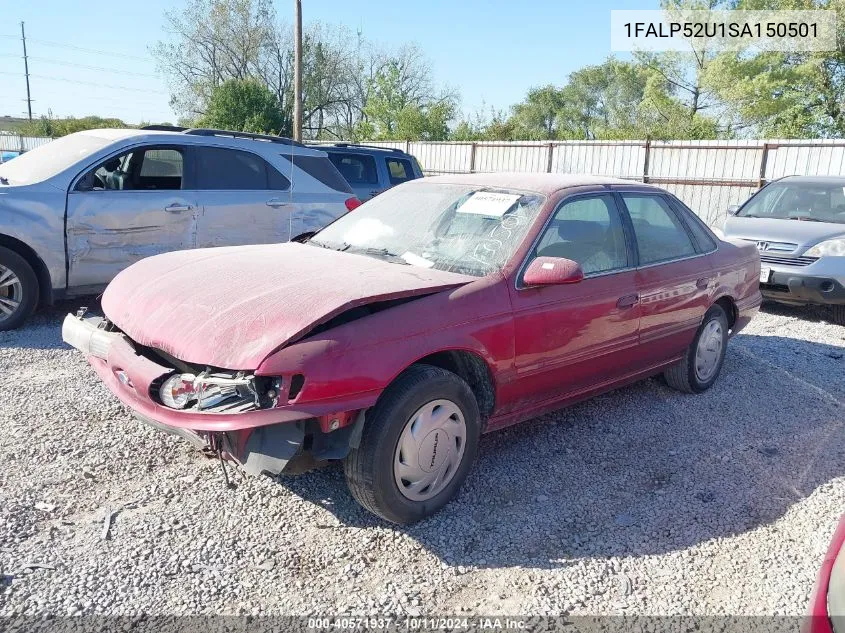 1995 Ford Taurus Gl/Se VIN: 1FALP52U1SA150501 Lot: 40571937