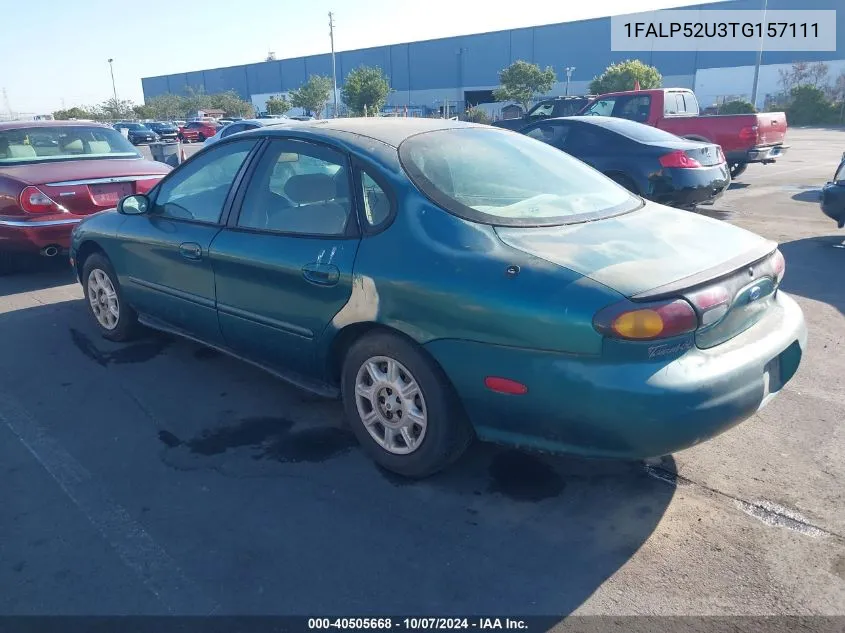 1996 Ford Taurus Gl VIN: 1FALP52U3TG157111 Lot: 40505668