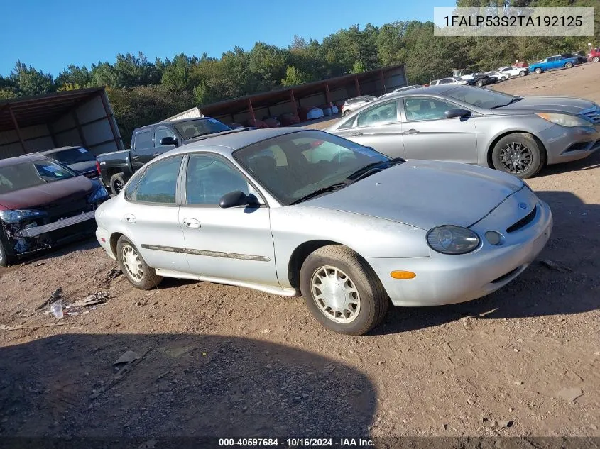 1996 Ford Taurus Lx VIN: 1FALP53S2TA192125 Lot: 40597684