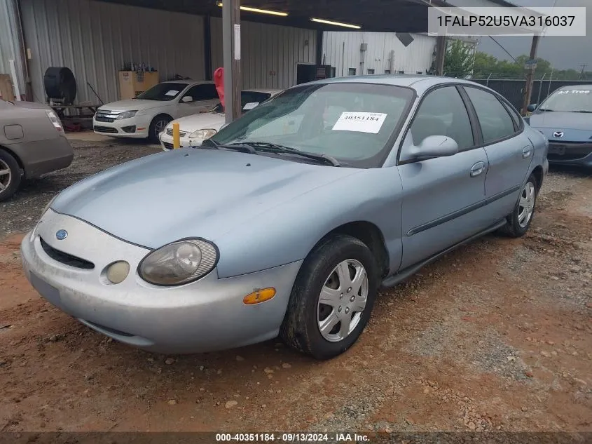 1997 Ford Taurus Gl VIN: 1FALP52U5VA316037 Lot: 40351184