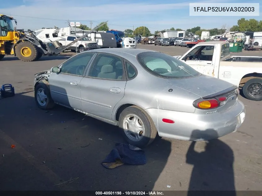 1997 Ford Taurus Gl VIN: 1FALP52U6VA302003 Lot: 40501198