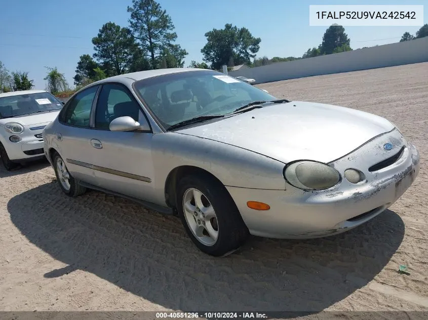 1997 Ford Taurus Gl VIN: 1FALP52U9VA242542 Lot: 40551296