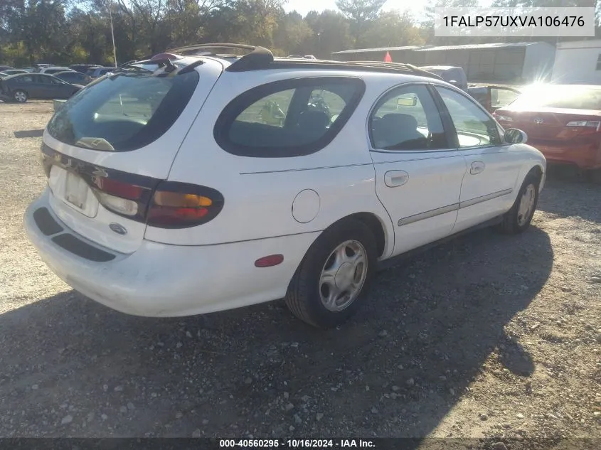 1997 Ford Taurus Gl VIN: 1FALP57UXVA106476 Lot: 40560295