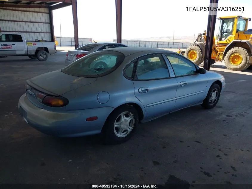 1FALP51U5VA316251 1997 Ford Taurus G