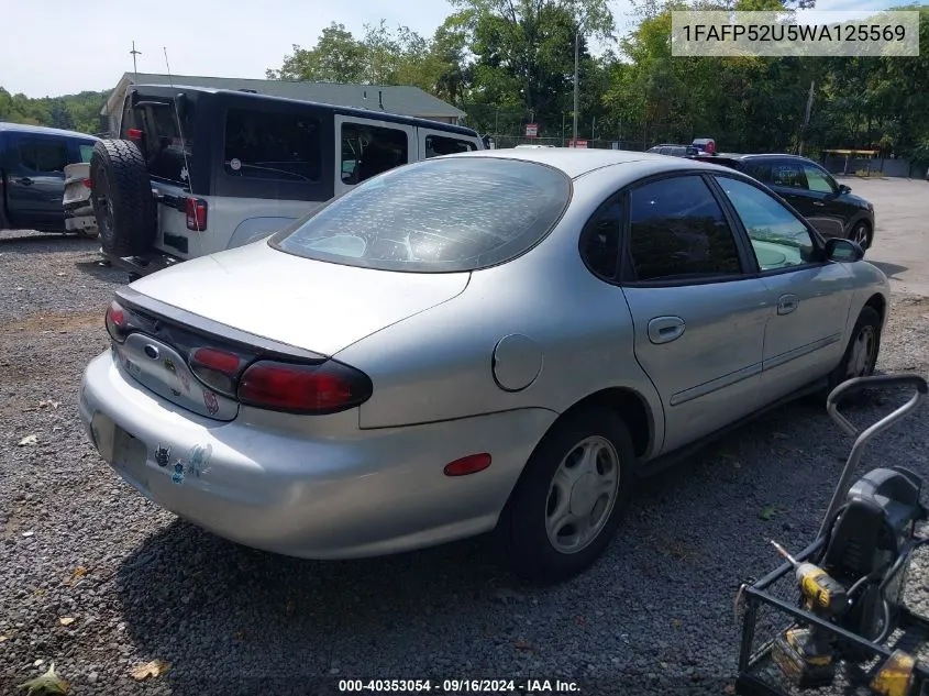 1998 Ford Taurus Lx/Se VIN: 1FAFP52U5WA125569 Lot: 40353054