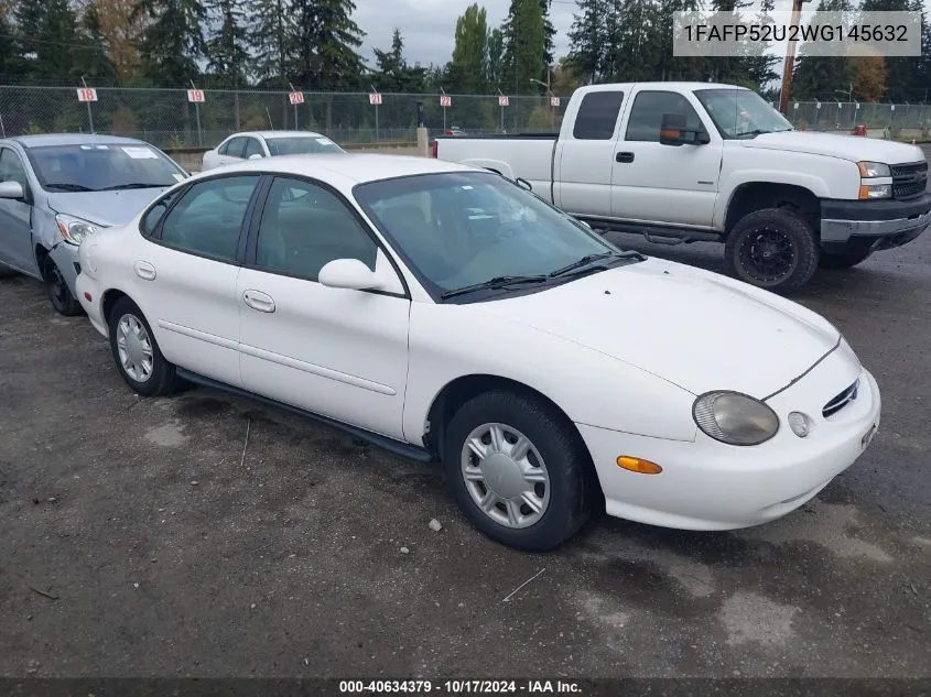 1998 Ford Taurus Lx/Se VIN: 1FAFP52U2WG145632 Lot: 40634379