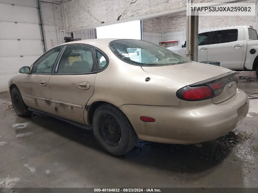 1999 Ford Taurus Se/Se-Ne VIN: 1FAFP53U0XA259082 Lot: 40184832