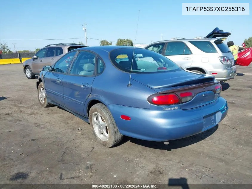 1FAFP53S7XG255316 1999 Ford Taurus Se/Se-Ne