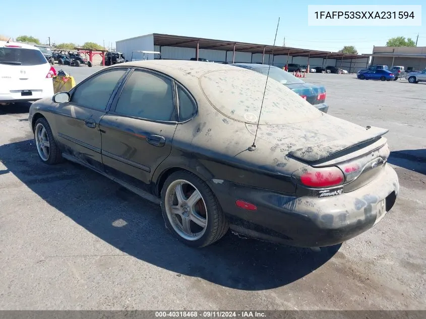 1999 Ford Taurus Se/Se-Ne VIN: 1FAFP53SXXA231594 Lot: 40318468