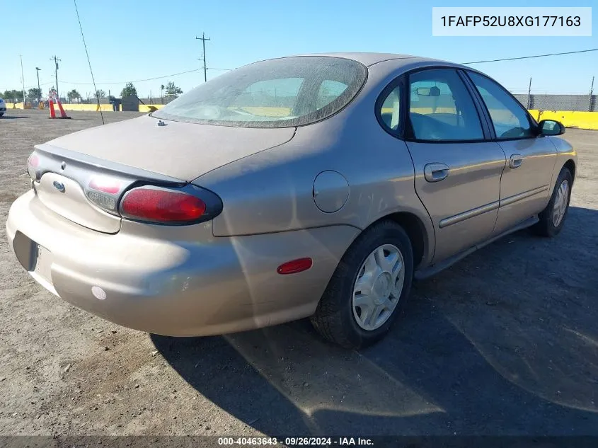 1999 Ford Taurus Lx VIN: 1FAFP52U8XG177163 Lot: 40463643