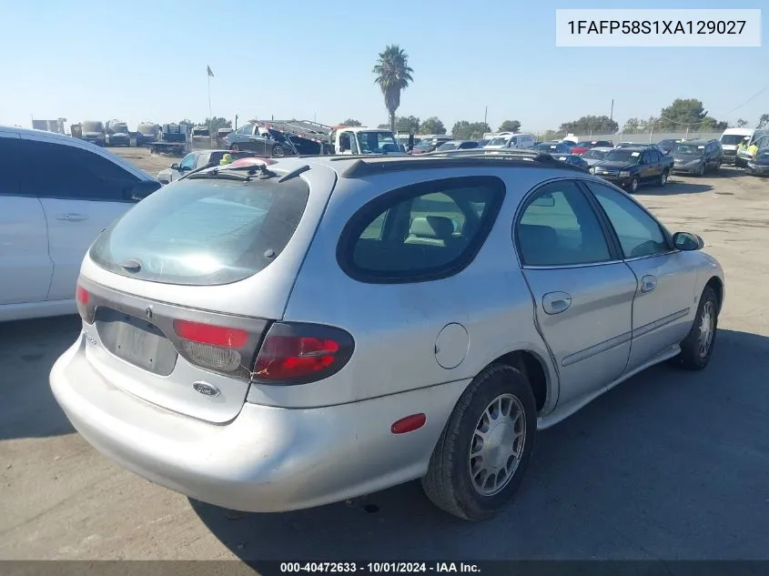 1999 Ford Taurus Se VIN: 1FAFP58S1XA129027 Lot: 40472633