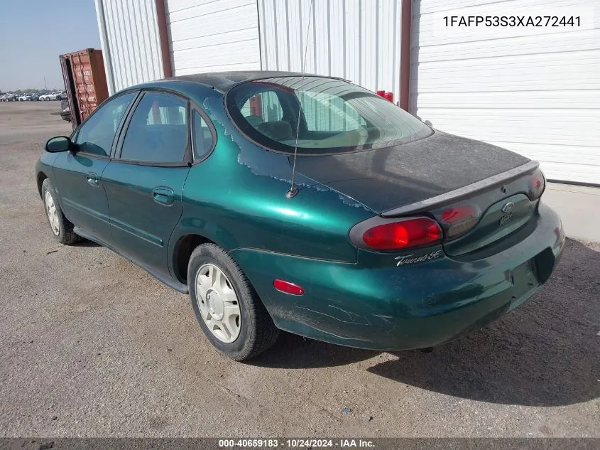 1999 Ford Taurus Se/Se-Ne VIN: 1FAFP53S3XA272441 Lot: 40659183