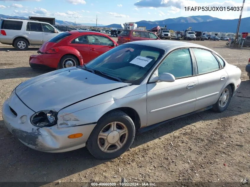 1999 Ford Taurus Se/Se-Ne VIN: 1FAFP53U0XG154037 Lot: 40660509