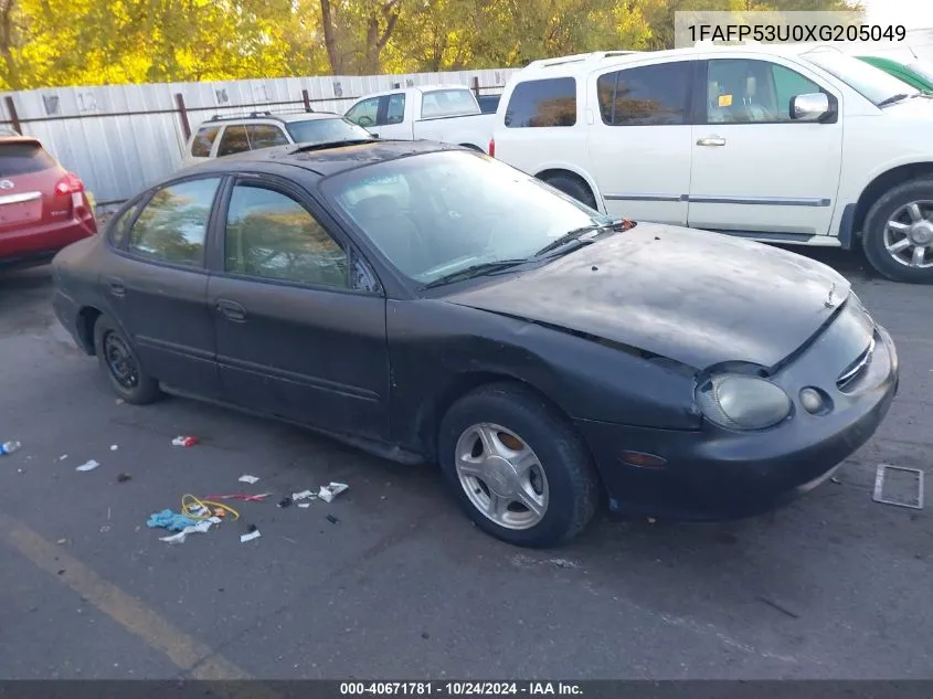 1999 Ford Taurus Se/Se-Ne VIN: 1FAFP53U0XG205049 Lot: 40671781