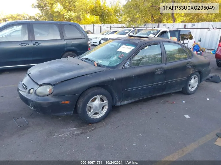 1999 Ford Taurus Se/Se-Ne VIN: 1FAFP53U0XG205049 Lot: 40671781