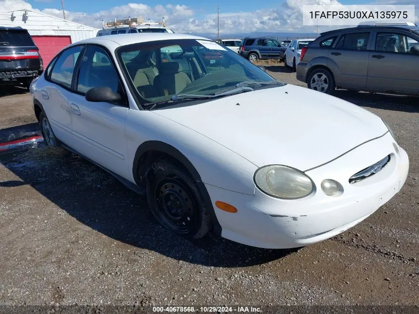 1999 Ford Taurus Se/Se-Ne VIN: 1FAFP53U0XA135975 Lot: 40678568