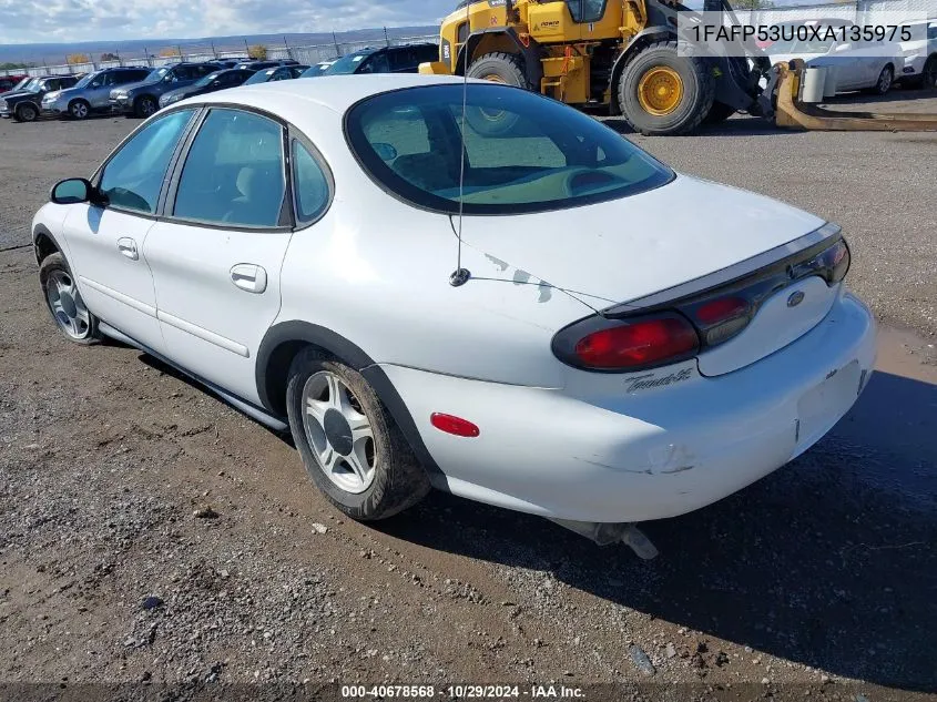 1999 Ford Taurus Se/Se-Ne VIN: 1FAFP53U0XA135975 Lot: 40678568