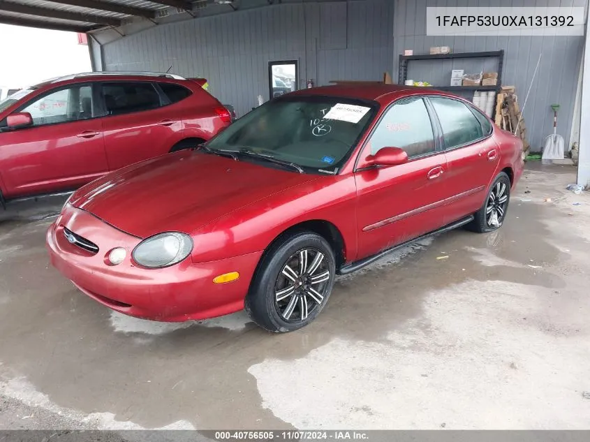 1999 Ford Taurus Se/Se-Ne VIN: 1FAFP53U0XA131392 Lot: 40756505