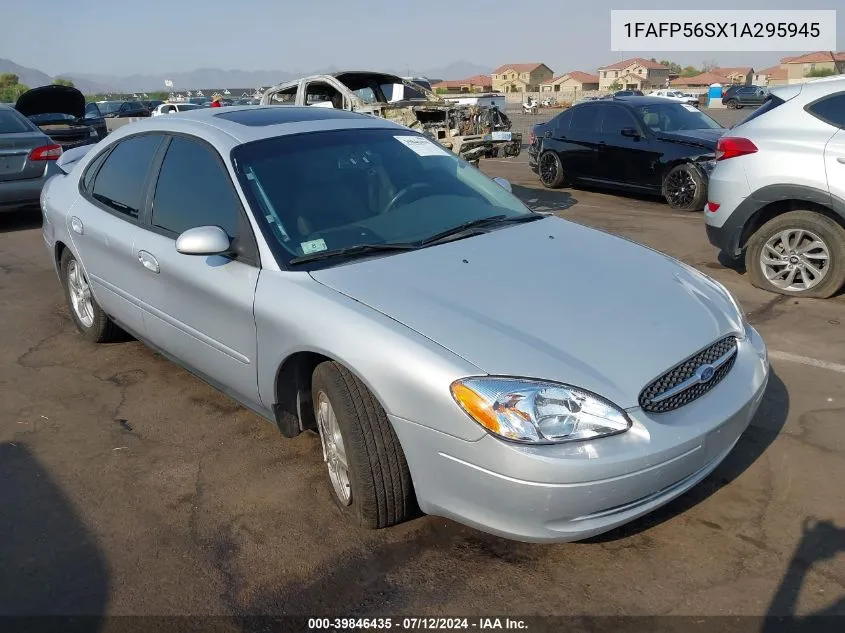 2001 Ford Taurus Sel VIN: 1FAFP56SX1A295945 Lot: 39846435