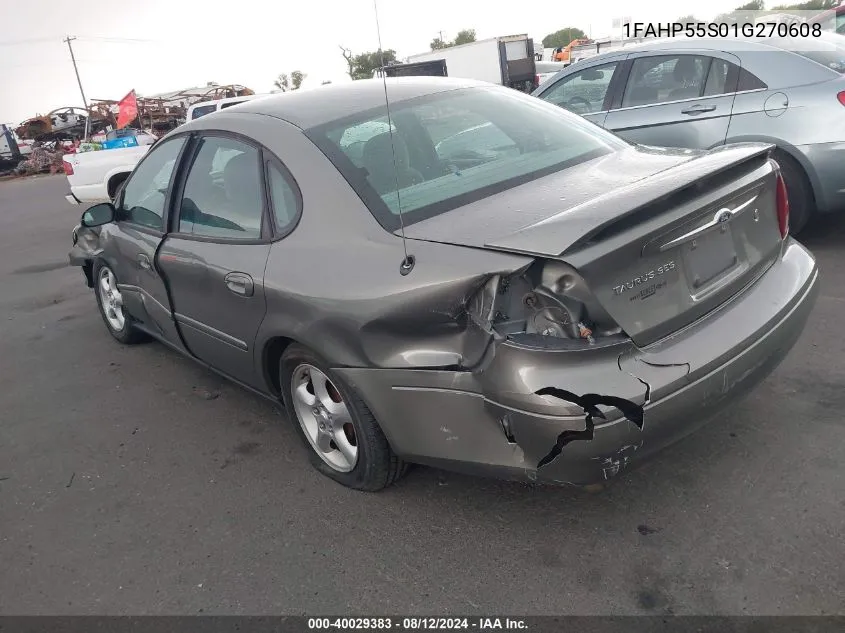 1FAHP55S01G270608 2001 Ford Taurus Ses