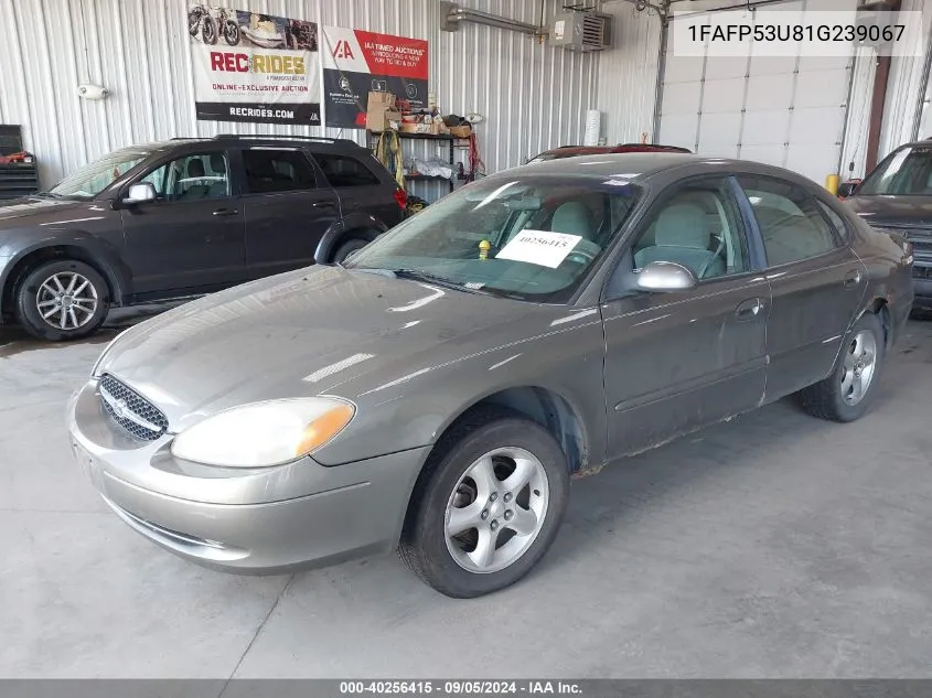 2001 Ford Taurus Se VIN: 1FAFP53U81G239067 Lot: 40256415