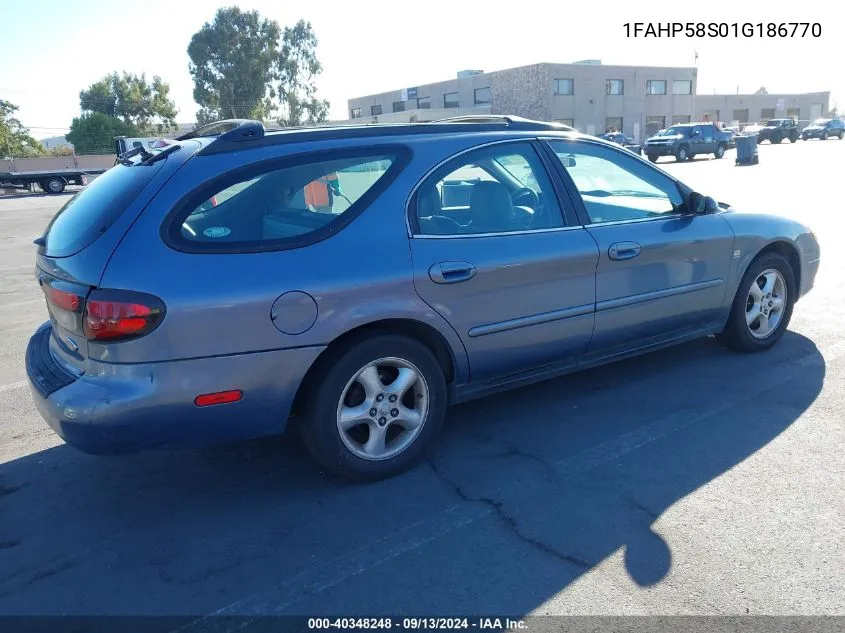 2001 Ford Taurus Se VIN: 1FAHP58S01G186770 Lot: 40348248