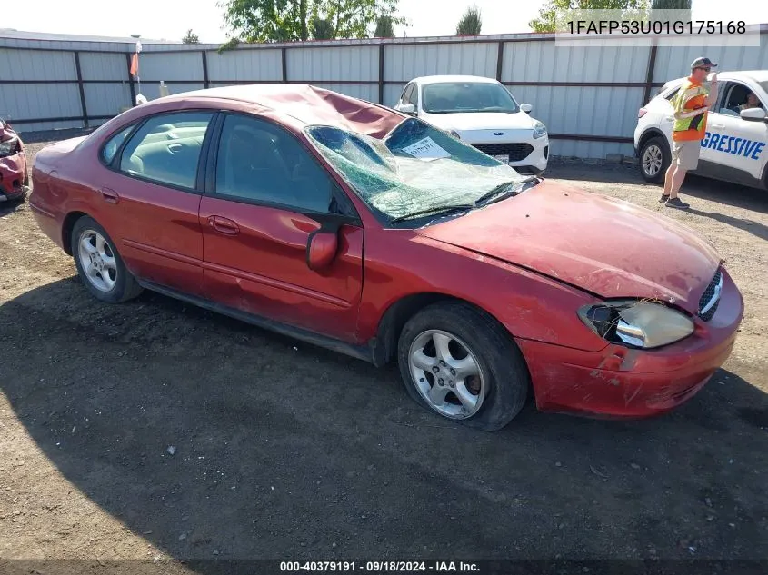 2001 Ford Taurus Se VIN: 1FAFP53U01G175168 Lot: 40379191