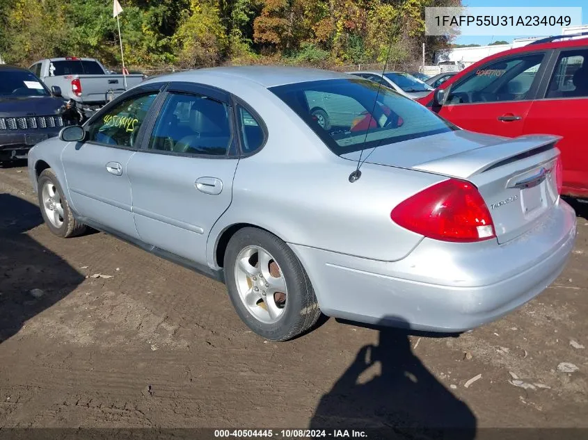 2001 Ford Taurus Ses VIN: 1FAFP55U31A234049 Lot: 40504445